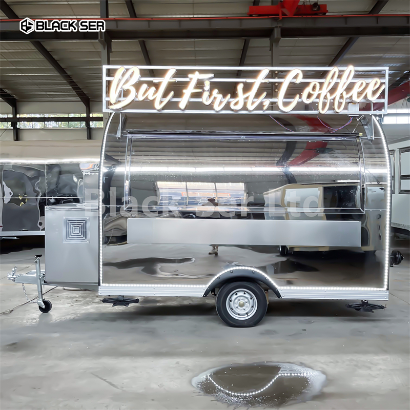 Round Food Trailer