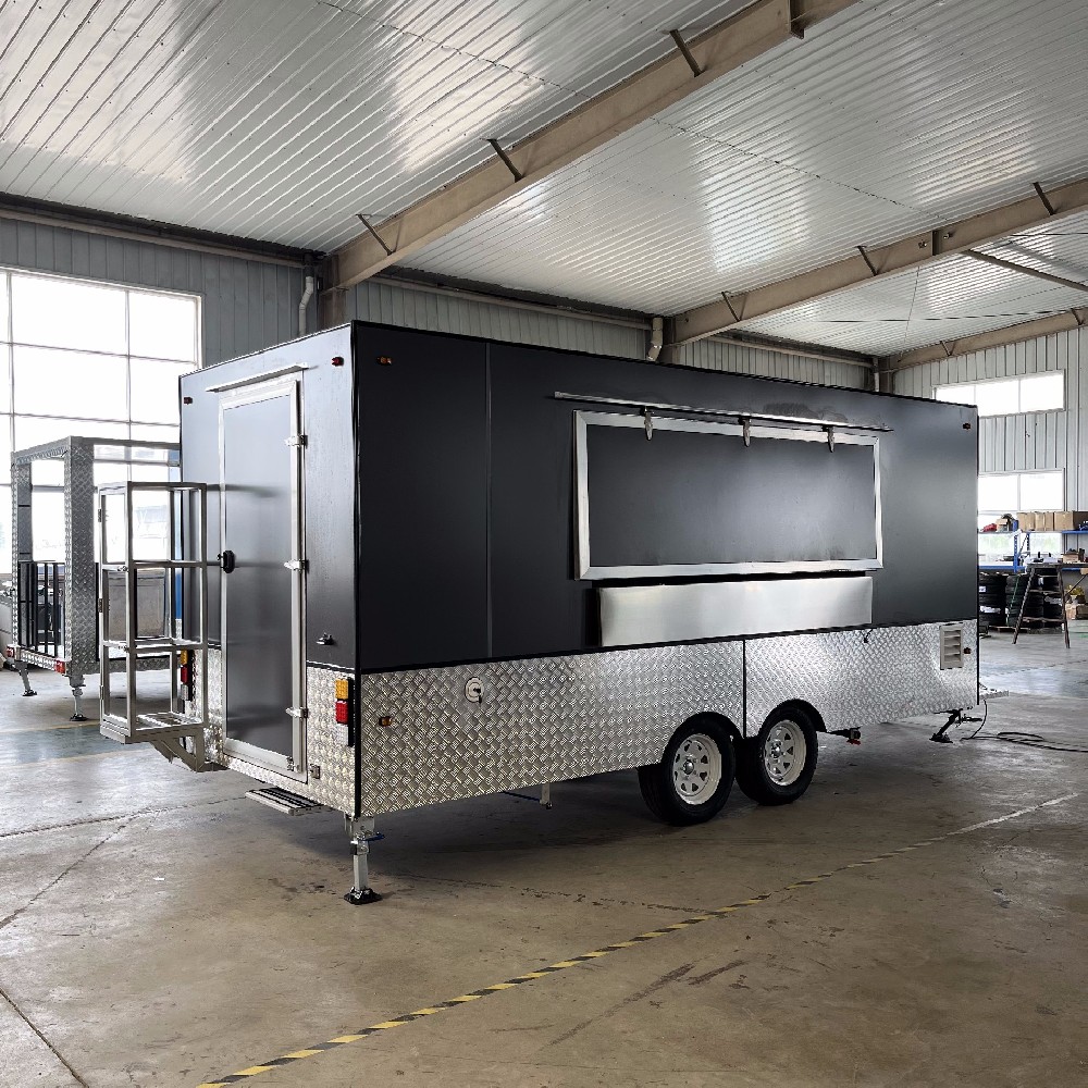 Customized Mobile Street BBQ Fast Food Shop Mobile Kitchen Truck Permitted Food Truck Mobile Food Truck With Full Kitchen